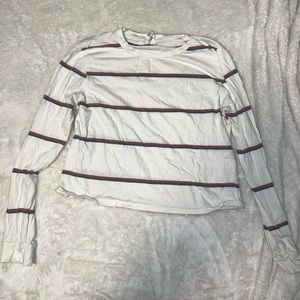 Pacsun Cropped Striped Longsleeve